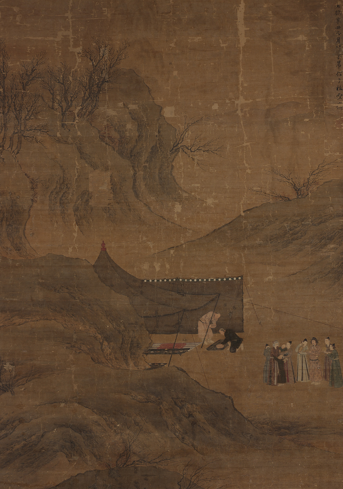 Sheng Mou, Departure of Lady Wenji