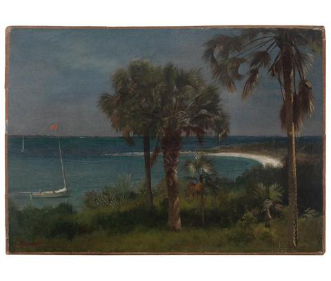 Bierstadt, Landscape in Bahamas