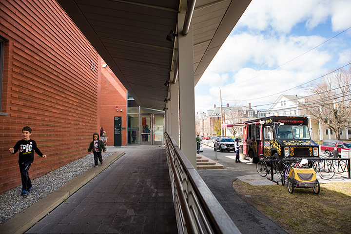 Accessible ramp to SCMA