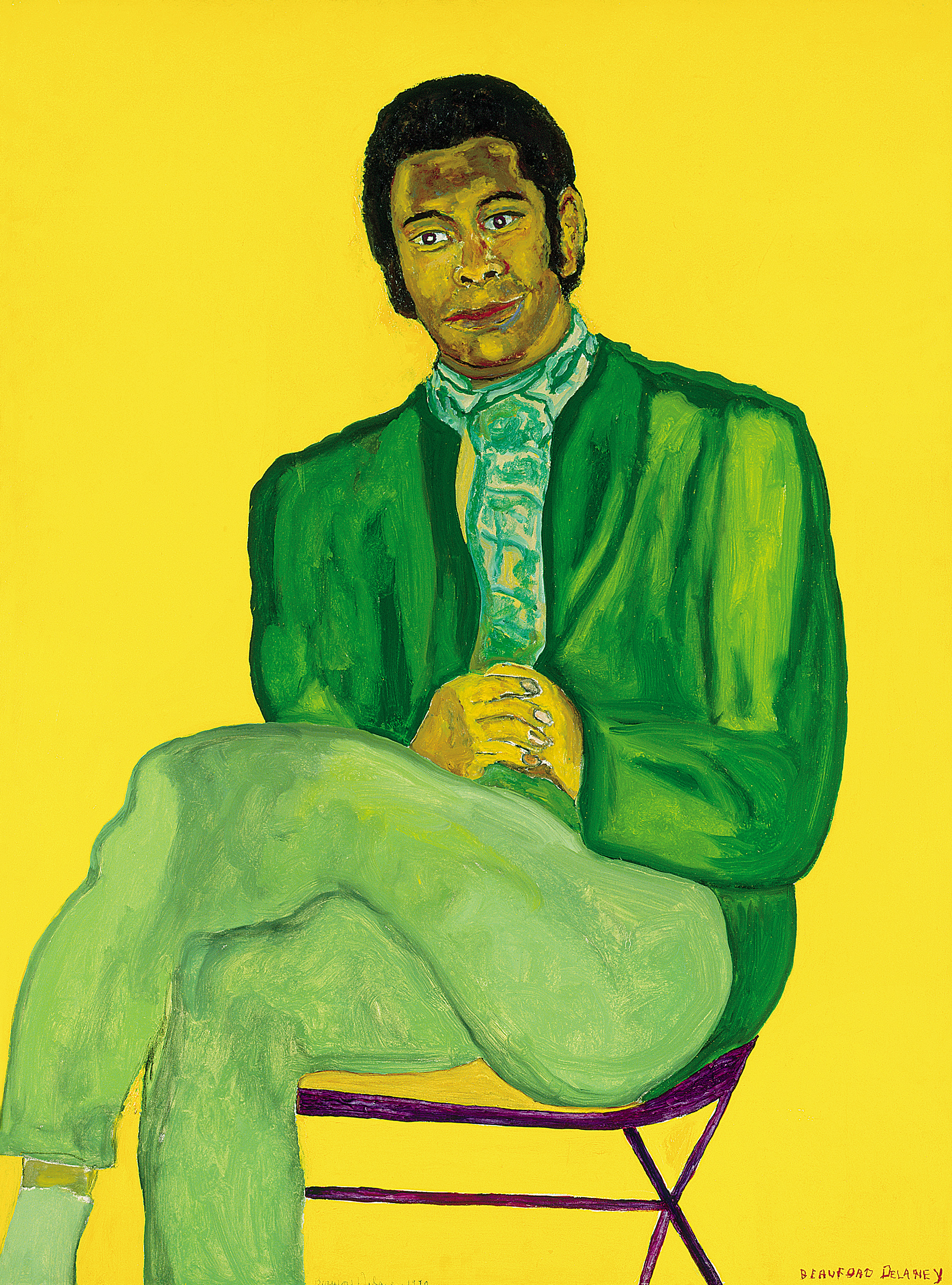 Portrait of a Young Musician, 1970, by Beauford Delaney