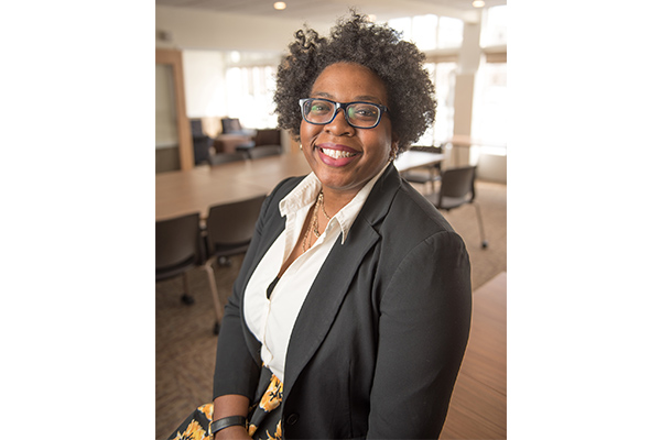 Photo of Whitley Hadley, Smith College director of multicultural affairs