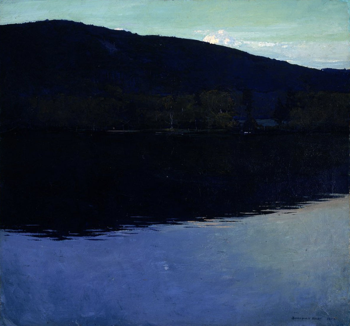 Rockwell Kent, American, 1882–1971. Dublin Pond, 1903. Painting, oil on canvas. Purchased with the Winthrop Hillyer Fund