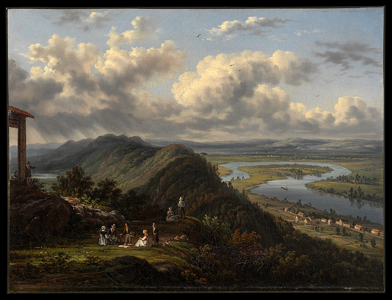 Landscape view of a valley 