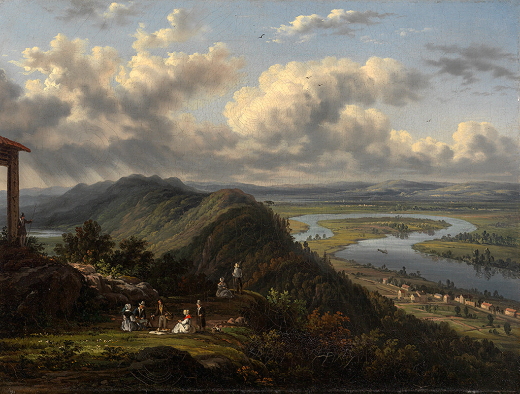 Landscape view of a valley 