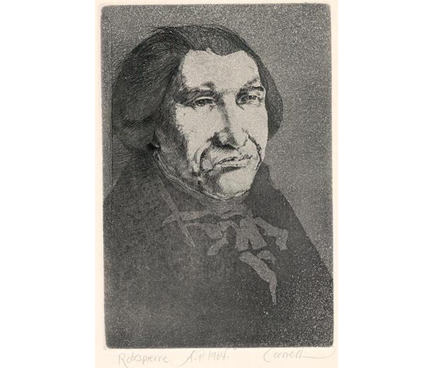 Bust portrait of man with dark hair and dark coat