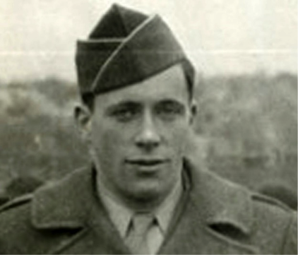 Kurt Lang in the 1940s while he was home on leave from U.S. Army basic training during World II 